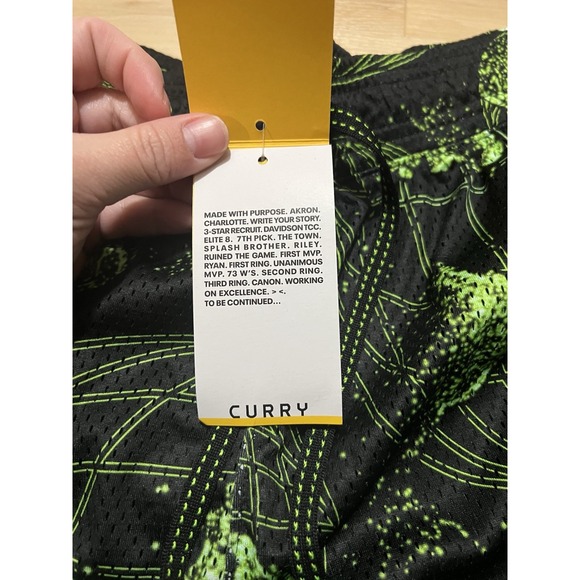 NWT UNDER ARMOUR Curry Statement Basketball Shorts Mens XL Above Knee $70‎ MSRP - Picture 5 of 9